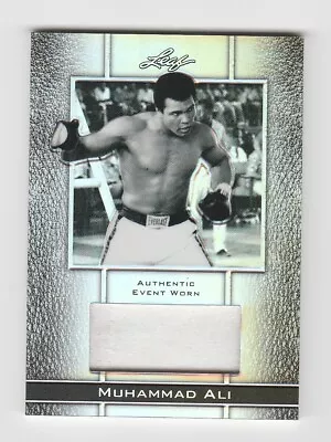 2011 Leaf Metal Material Event Worn Silver Prismatic 13/70 Muhammad Ali #EWM-20 • $54.99