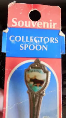 Vintage Souvenir Spoon US Collectible Maine Moose • $2.99