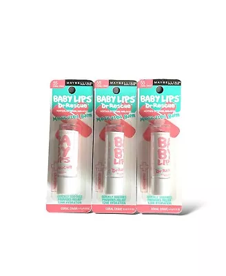 【3PC X NEW】Maybelline Baby Lips Dr.Rescue Medicated Lip Balm 0.15OZ • $9.99