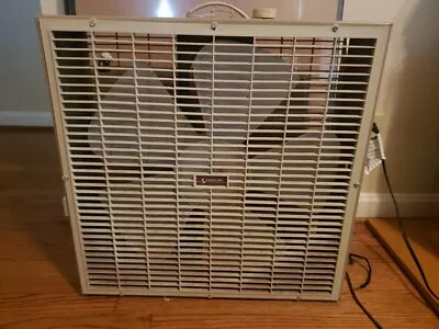 Vintage Super Lectric WORKING Metal Box Fan 5 Blade 3 Speed Works! 21  • $59.99