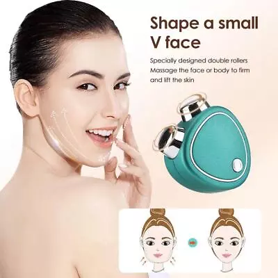 New Skindion Levantamiento Microcurrent Face Lifting Massager Face Device Roller • $12.49