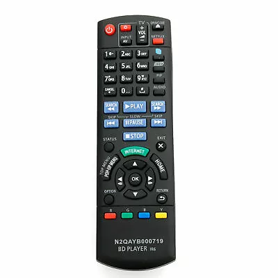 New N2QAYB000719 For Panasonic Blu-ray DISC DVD BD IR6 Remote Control DMP-BDT220 • $10.96