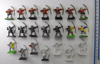 21 BRETONNIAN BOWMEN Plastic Bretonnia Army Archers Warhammer 1990s 1 • £3.99