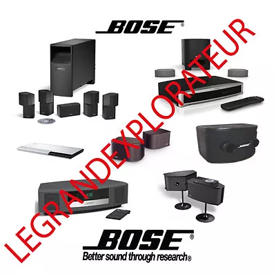 Ultimate  BOSE  Operation  Repair & Service Manual     510 PDF Manuals On DVD • $14.43