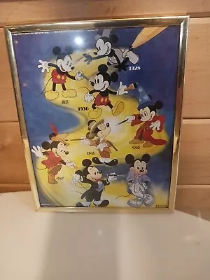 Mickey Mouse Print Through The Years Framed Print Framed  • $16