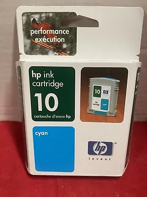 Genuine HP 10 Ink Cartridges - Cyan Exp Jul 2003 - New • $4.99