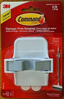 Command By 3m Damage Free Broom Gripper & Tool Holder Rental Safe 17007 • $9.25