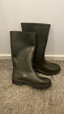 £7.99 • Buy Wellies Wellington Boots Mens High Calf Rain Muck Boots Shoes Size 11 UK!