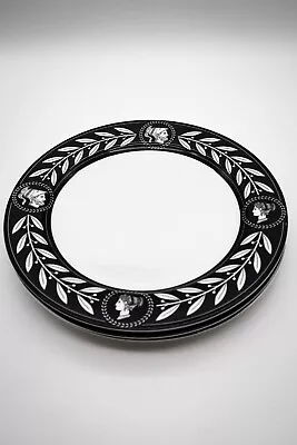 Victoria & Beale Olympia Black Porcelain Dinner Plate 10 3/4  #9032 Neoclassic • $19.99