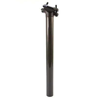 Alu + 3K Carbon Coating Bicycle Seatpost Non-offset Mountain Road  30.9 X 350mm • $19.90