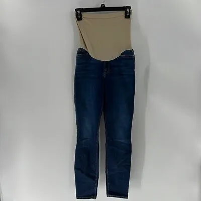7 For All Mankind Pea In A Pod Maternity Skinny Jeans Size 27 Full Panel • $8.50