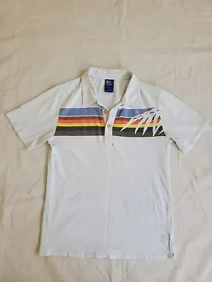 Vtg 70s 80s OP Ocean Pacific Shirt Classic Striped Surf Polo Retro Beach Skate • $35