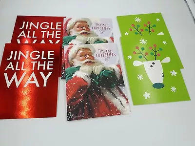 6 X Hallmark Christmas Cards 3 Designs  • $3.39