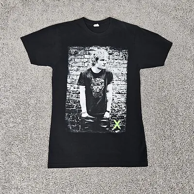 Ed Sheeran Shirt Unisex Small Black T-Shirt 2014 X Tour Singer Pop Music • $9.99