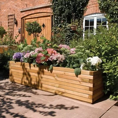  Patio Planter Wooden Raised Bed Planter  166L • £125