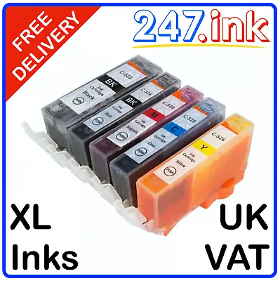 525XL & 526XL Non-oem Ink Cartridges For Canon MG6150 MG6220 MG6250 MG8150 (LOT) • £9