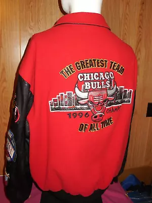 I3 Jeff Hamilton Chicago Bulls Jacket Jh Design Jordan The Greatest Team XL • $479.99