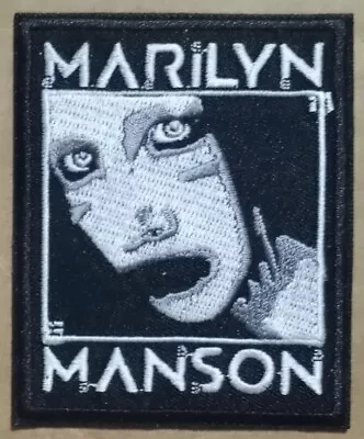 Marilyn Manson Embroidered Iron On Patch • $30