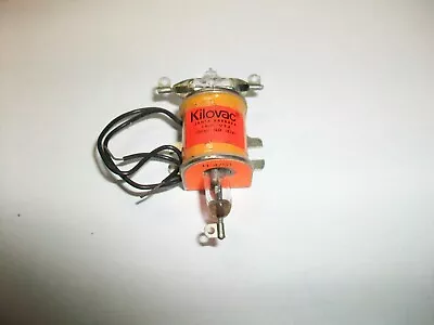 $99 • Buy NOS KILOVAC H4/S1 VACUUM RELAY  SPST  12V Dc COIL  100 OHM