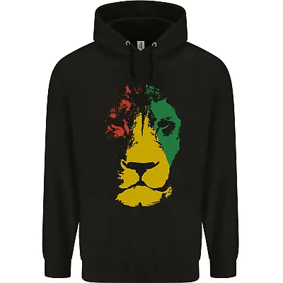 Jamaica Lion Reggae Music Jamaican Mens 80% Cotton Hoodie • £19.99