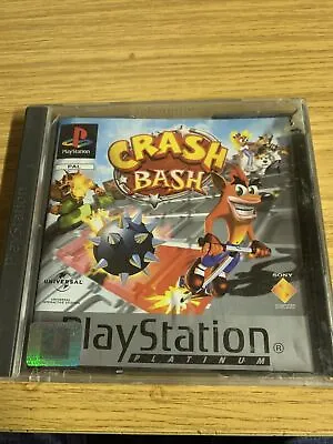 Crash Bash Video Game For Sony PlayStation PS1 - Missing Front Sleeve • £19.95