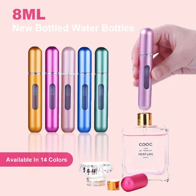 8ml Travel Portable Mini Refillable Perfume Atomizer Bottles Spray Pump Scent AU • $5.99