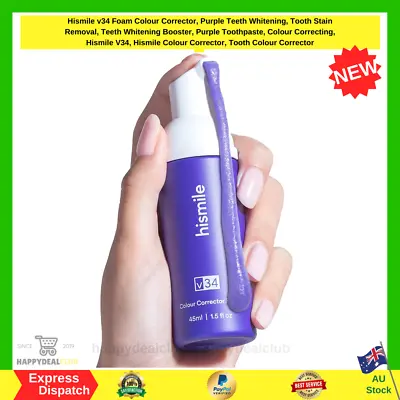 $36.50 • Buy Hismile V34 Foam Colour Corrector, Purple Teeth Whitening, Tooth Stain Removal