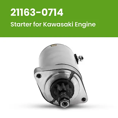 Starter Motor For Kawasaki FR691V-AS04 Cub Cadet Zero-Turn Lawn Mower 21163 5954 • $87.40