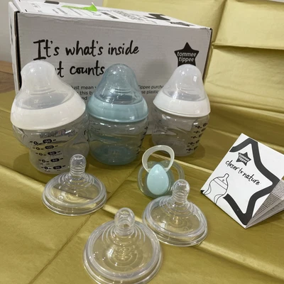 £17.99 • Buy Closer To Nature Baby Bottle Starter Set, Breast-Like Teat With Anti-Colic Valve