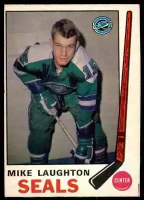 1969-70 O-pee-chee Hockey #148 Mike Laughton Rc  -  Exmt - Seals (hc-exchange)#2 • $2.87