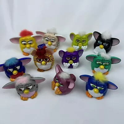McDonald's Collectable Furby Lot Of 11 Vintage Includes All 11 Figures As Shown • $40.45