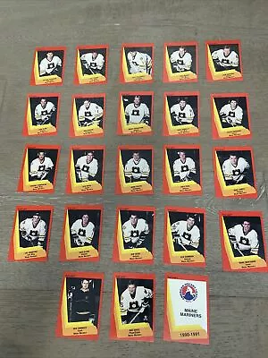 1990-91 Procards Maine Mariners Team Set AHL Donnelly James Montanari Crawford • $9.75