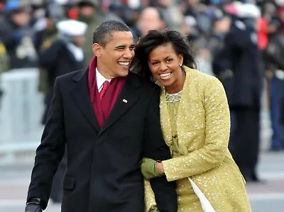 President Barack Obama Michelle Obama 8x10 Glossy Photo Image #1 • $3.99