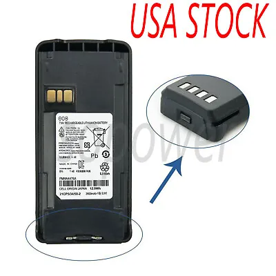 2600mAh PMNN4476 PMNN4081 Battery For Motorola CP185 EP350 P145 P165 CP100d • $26.55