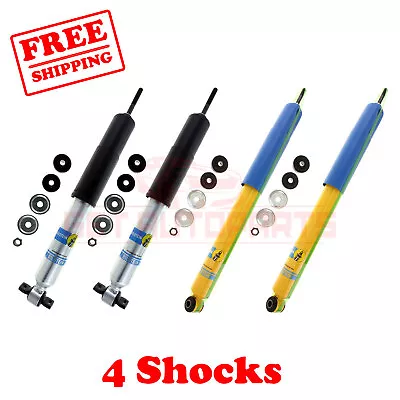 Kit 4 Bilstein B8 5100 3  Front 0-1  Rear Lift Shocks For FORD F-150 2WD 97-`03 • $422.97