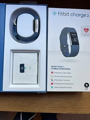 FITBIT Charge 2 FITNESS WRISTBAND Activity Tracker  W/ BOX S 3 Extra Wrist Band • $24.75