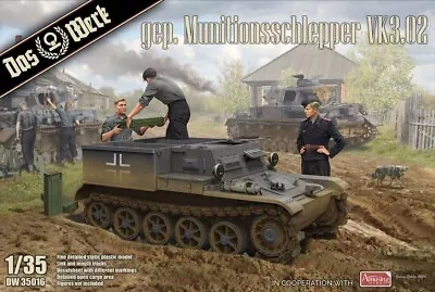 Das Werk 1/35 Gepanzerter Munitionsschlepper VK3.02 Model Kit • $22.99