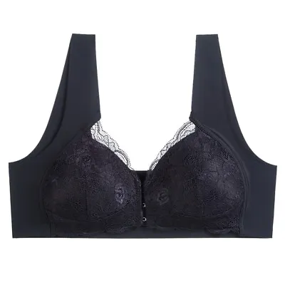 Front Fastening Bra Ladies Bras Wireless Sexy Lingerie Slightly Padded Brassiere • $8.99