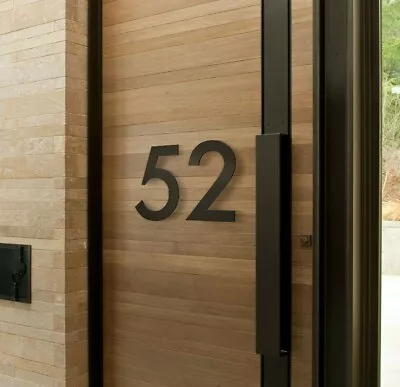 Modern House Numbers Address Signage - Multiple Sizes & Colours Available • £6.99