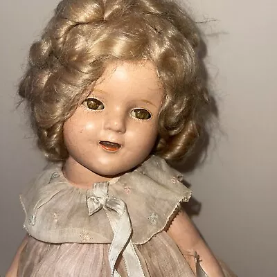 Vintage 1930's Ideal Shirley Temple 17”composition Doll • $99.99