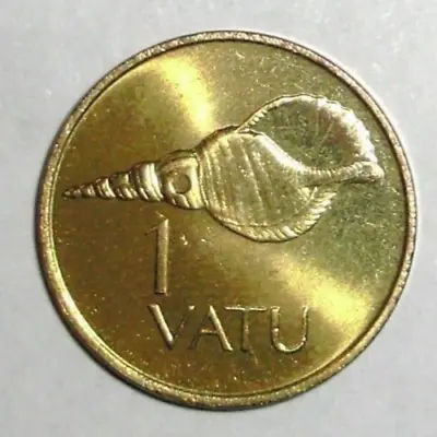 1999 Vanuatu 1 Vatu Coin (Charonia Tritonis) Triton A Large Shell Sea Wildlife • $1.25