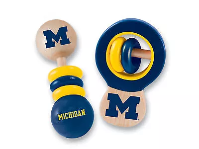 Michigan Wolverines - Baby Rattles 2-Pack • $18.99