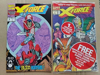 X-Force 1 NM 2 VF 1991 Rob Liefeld Marvel Comics 2nd Deadpool App • $8