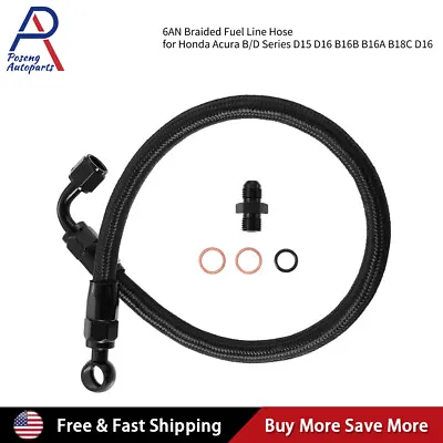 New Braided Fuel Line Hose For Honda Acura B/D Series D15 D16 B16B B16A B18C D16 • $15.69