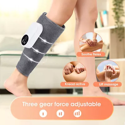Leg Massager Heat Air Compression Circulation Relaxation Foot Calf Arm Massagex1 • $36.89