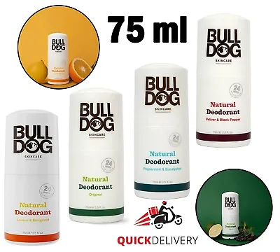 £4.75 • Buy Bulldog Skincare Lemon And Bergamot Roll On Natural Deodorant 75ml