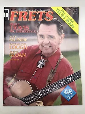 Frets Magazine October 1980 Merle Travis Alan Munde Boys Of The Lough & More! • $18.71