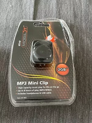 Ativa MP3 Mini Clip MOBIL IT 2GB Music Player NEW • $27.50