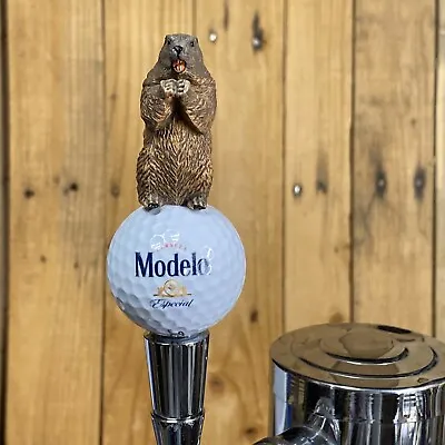 Caddyshack Golf TAP HANDLE Modelo Beer Ball Gopher Kegerator Mini Short Stub • $44.99