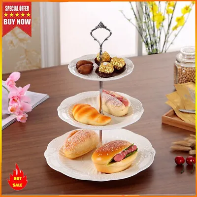 £3.11 • Buy 2/3Tier Cake Plate Stand Cupcake Fittings Kit Parts Wedding Party Use Accessory